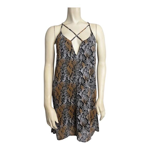 Tobi Snake Print Sundress Casual Dress A-Line Reptile - Picture 1 of 6